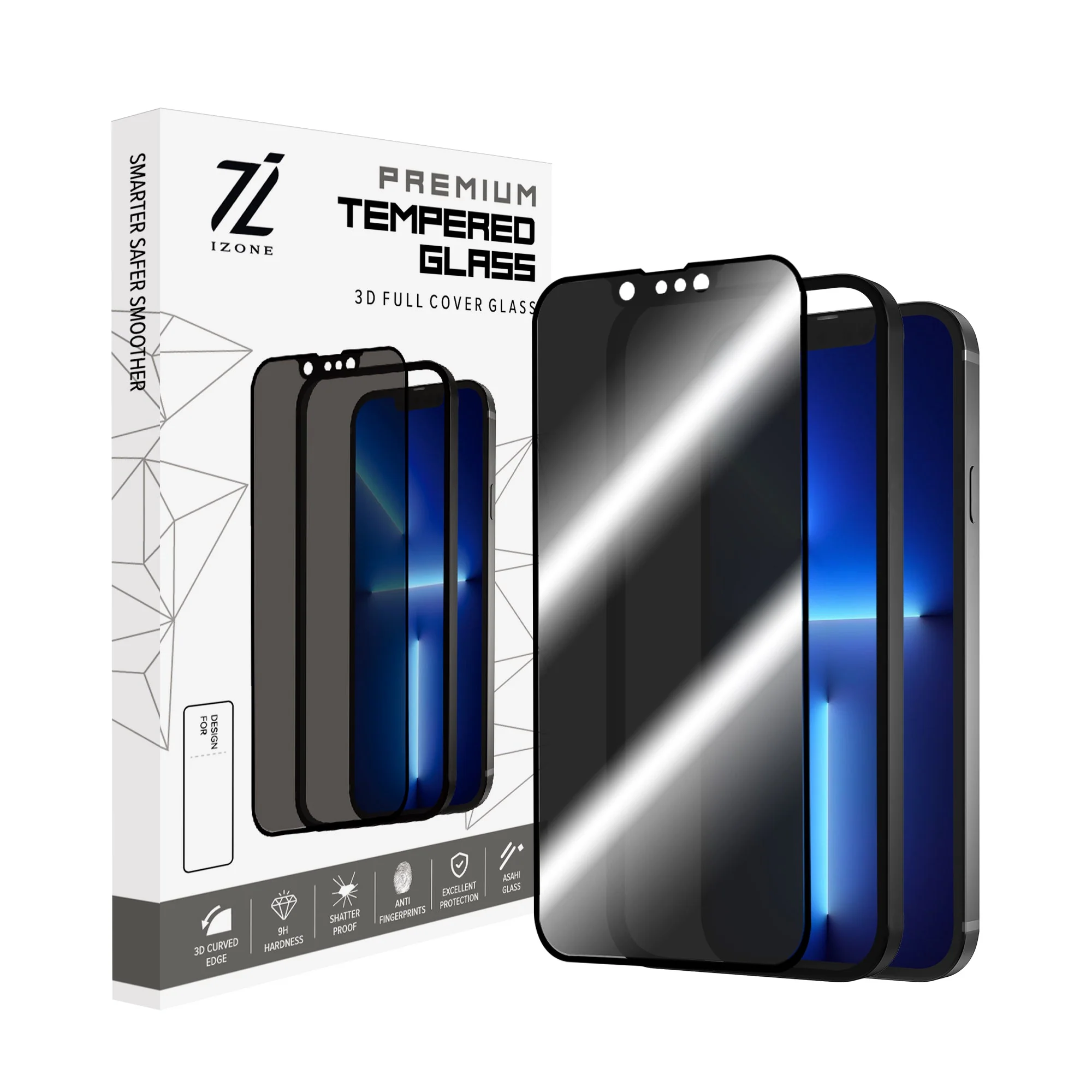 Apple iPhone Tempered Glass Screen Protector With Easy Installation Frame. - Image 4