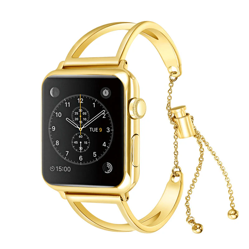 Apple Watch Chrome Plated Stainless Steel Strap. - Image 4