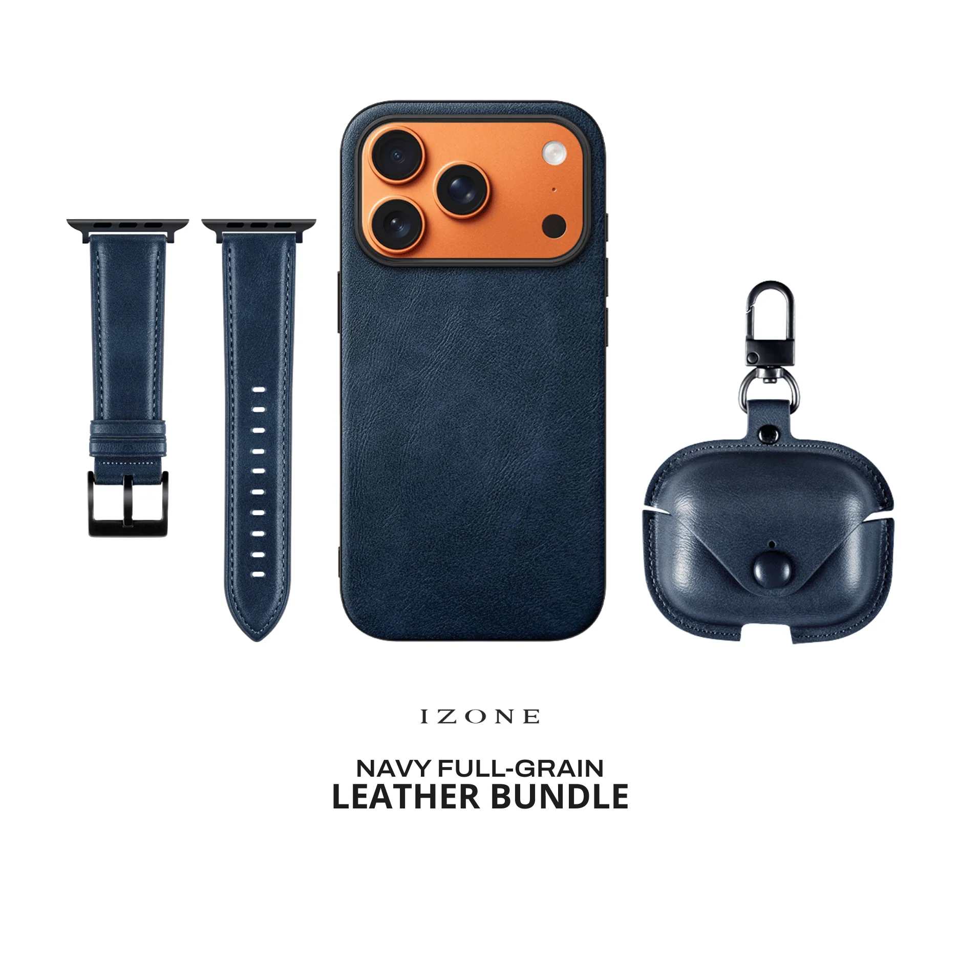 GIFT PACKAGE - IZONE Leather Set - NAVY - Image 6