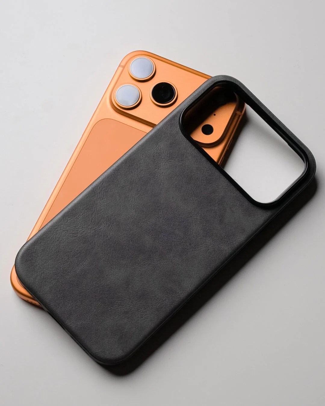 IZONE Slim Leather Case – Stone Grey - Image 3