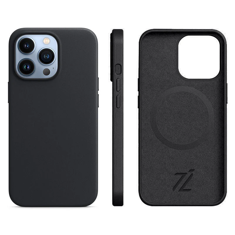 iPhone Smooth Leather Case Designed For MagSafe Chargers. - Image 4