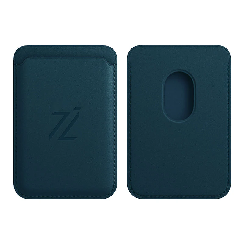 Smooth Leather Magnetic Wallet Magsafe Card Holder - Image 3