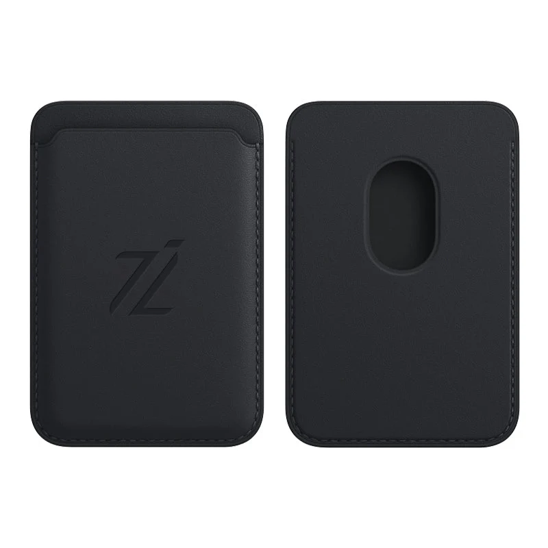 Smooth Leather Magnetic Wallet Magsafe Card Holder - Image 4