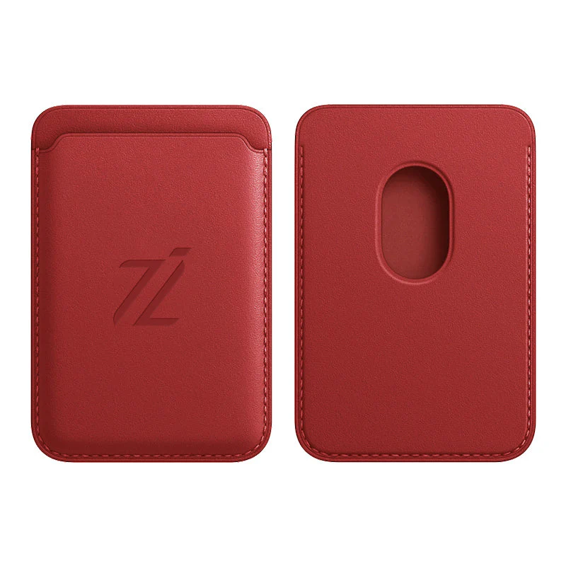 Smooth Leather Magnetic Wallet Magsafe Card Holder - Image 6